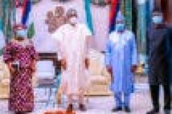 Photos: Buhari receives in courtesy visit Okonjo-Iweala