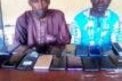 Police intercept 23 stolen android mobile phones in Bayelsa, arrest two suspects