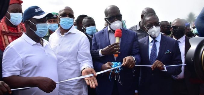 Jubilation as Obaseki commissions Ovwor — Effurun-Otor Bridge