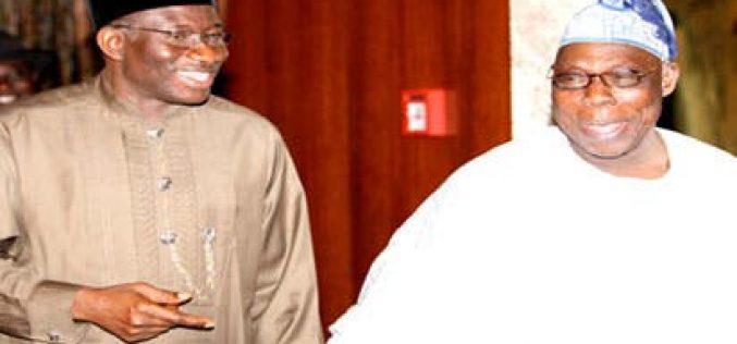 Jonathan felicitates Obasanjo on his 84th birthday