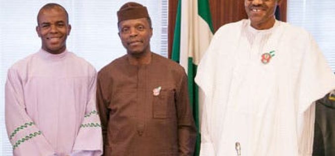 [ICYMI] Buhari hails Father Mbaka for courage in faulting Jonathan’s govt