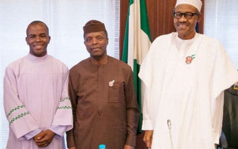 [ICYMI] Buhari hails Father Mbaka for courage in faulting Jonathan’s govt