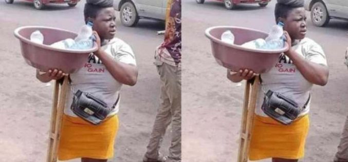 Lagos amputee sachet water hawker begs for forgiveness over untrue claim on father’s death