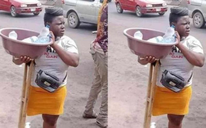 Lagos amputee sachet water hawker begs for forgiveness over untrue claim on father’s death