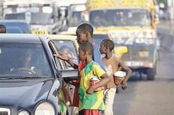 Woman arrested for using children as beggars in Lagos