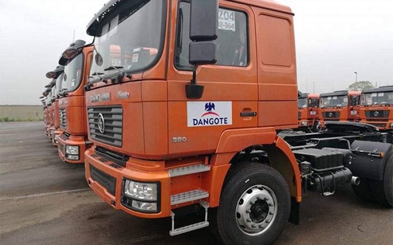 Dangote boosts fleet with 400 Shacman trucks