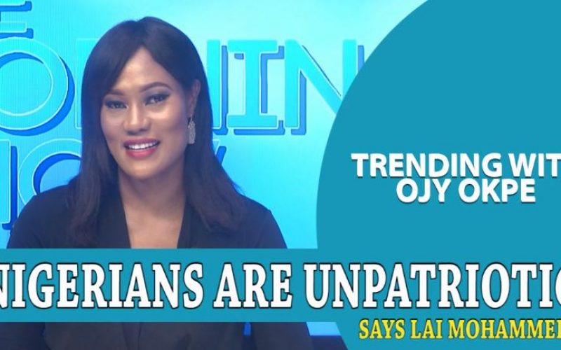 Unpatriotic Nigerians Made Twitter Snub Us for Ghana, Says Lai Mohammed  – Trending with Ojy Okpe