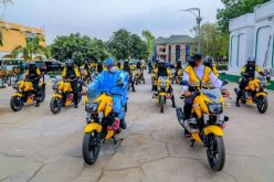 Ganduje rides power bike, inaugurates 25 to control traffic