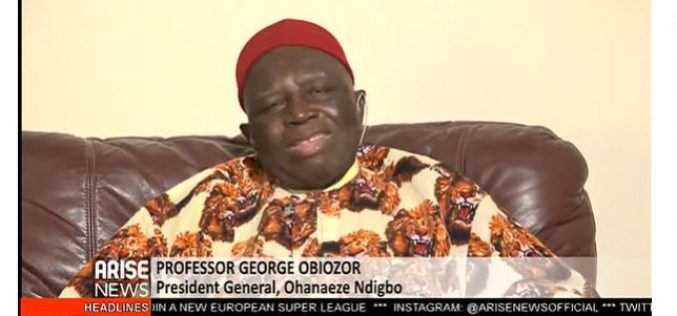 Nigeria: Powerful Groups Scuttled Implementation of 2014 National Conference Report, Ohaneze President Obiozor Says