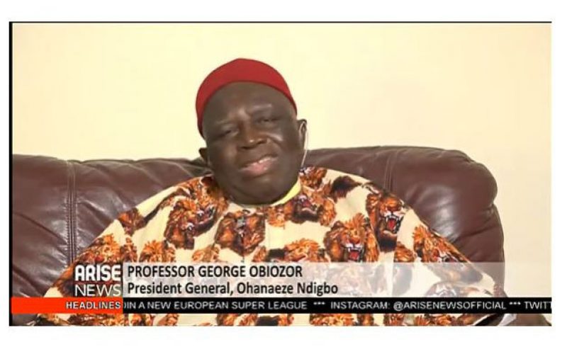 Nigeria: Powerful Groups Scuttled Implementation of 2014 National Conference Report, Ohaneze President Obiozor Says