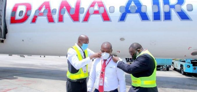 Dana Air decorates new captains in Lagos