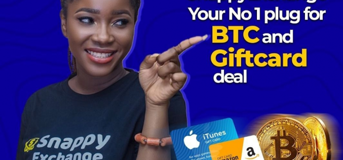 Snappy Exchange- A Plug For Cryptocurrency and Gift Card Trading.