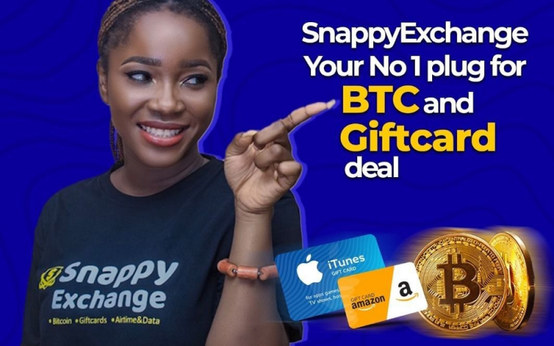 Snappy Exchange- A Plug For Cryptocurrency and Gift Card Trading.