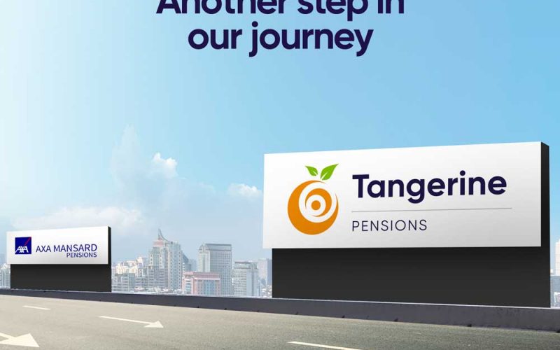 Axa Mansard Pensions Limited Announces Change Of Name To Tangerine Pensions Limited.