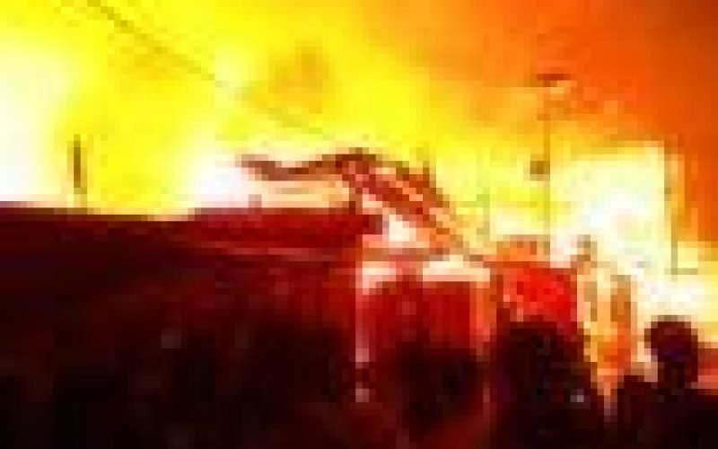 Fire guts OkoBaba Sawmill Market