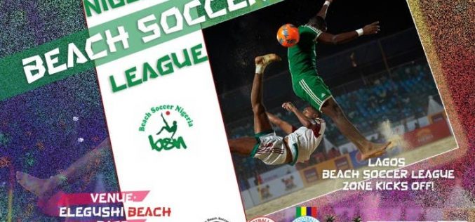 Lagos agog as Pinnick kicks off new Nigeria Beach Soccer League