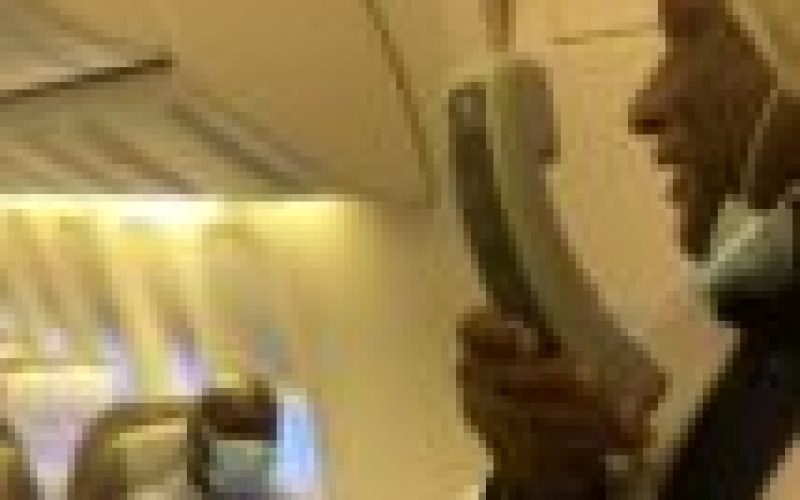 Excitement as Air Peace CEO, Allen Onyema, onboard as flight attendant in training