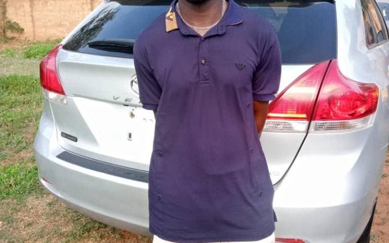 Police arrest Car wash attendant who ran away with customer’s car