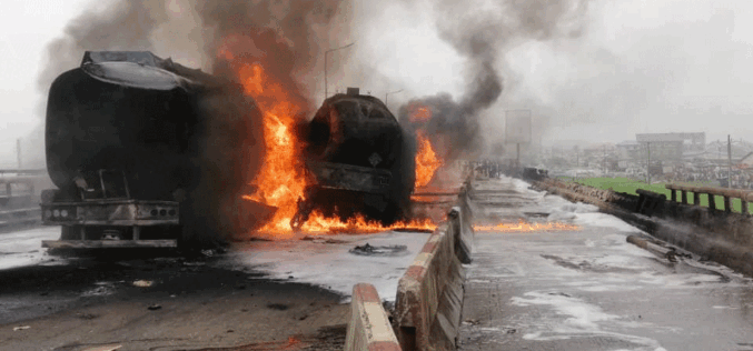 Again, petrol tanker explodes in Agatu, houses razed