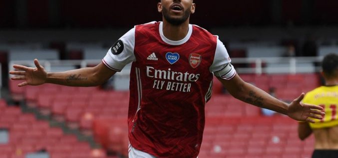 Arsenal’s Aubameyang hails medics after recovery from malaria