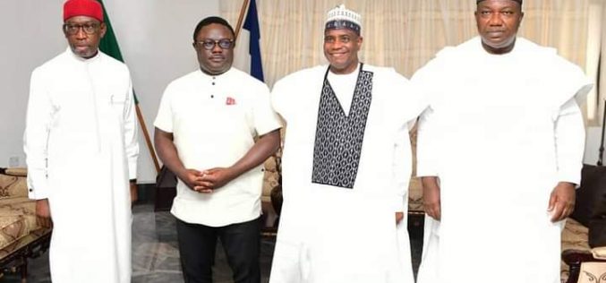 Tambuwal, Okowa, Ugwuanyi visit Ayade over threat to defect from PDP