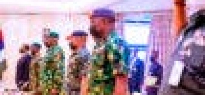 Robbery Attempt: Buhari, security heads in close-door meeting in Aso Rock