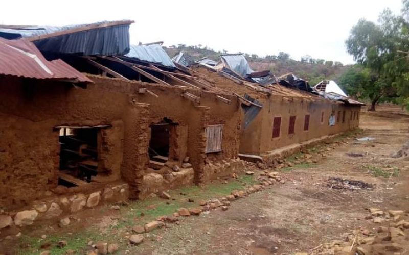 PLATEAU: Rainstrom wrecks school, over 200 staff, students stranded