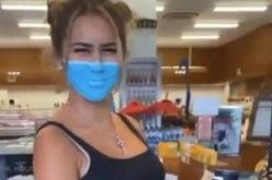 Russian woman deported for ‘painting face’ as face mask