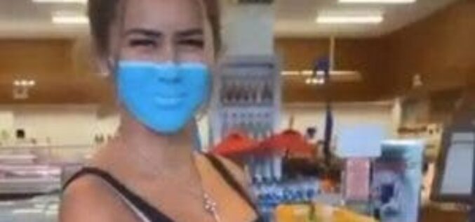 Russian woman deported for ‘painting face’ as face mask