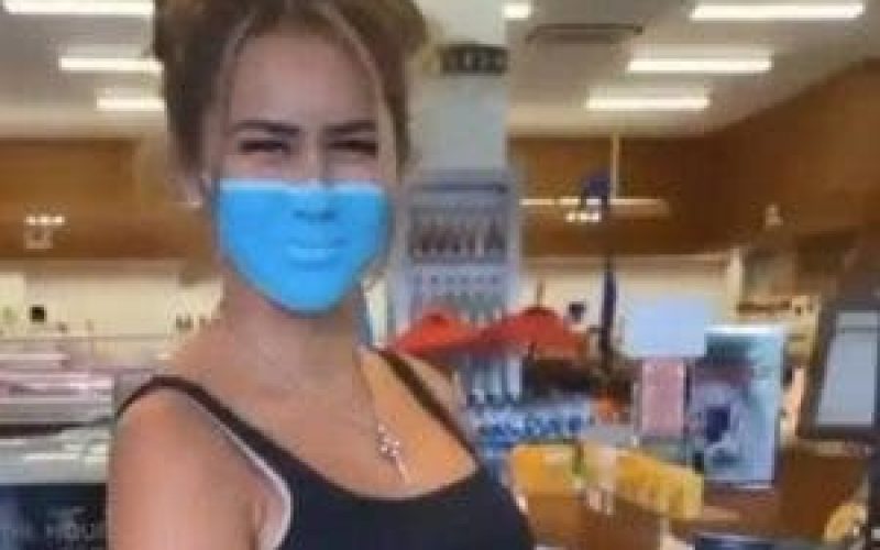 Russian woman deported for ‘painting face’ as face mask