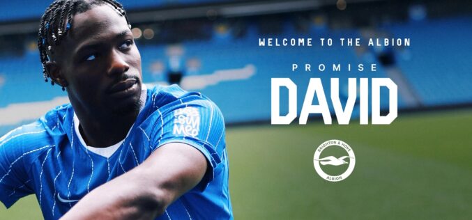 Former Nigeria U-23 striker Promise David joins Brighton on loan