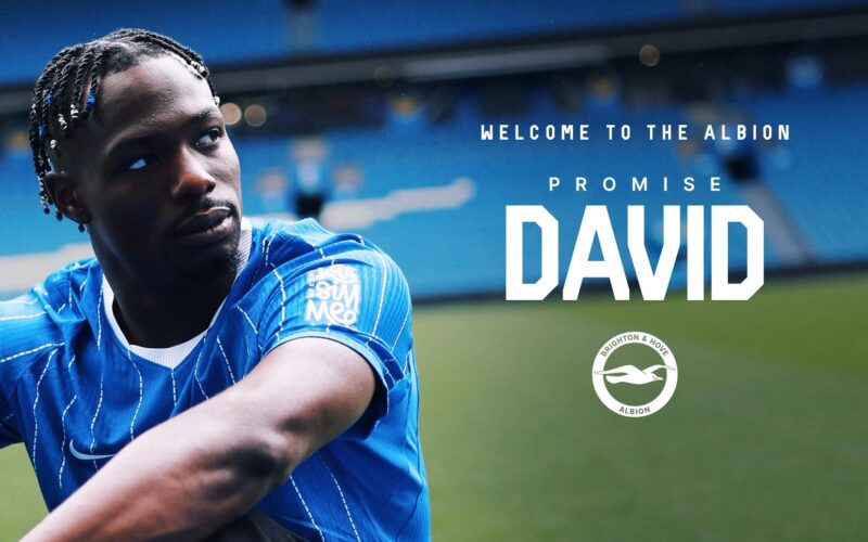 Former Nigeria U-23 striker Promise David joins Brighton on loan