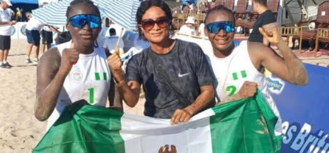 Beach Volleyball: Nigeria beat Morocco, qualify for Los Angeles 2028 Olympics