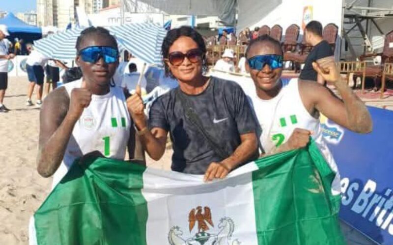 Beach Volleyball: Nigeria beat Morocco, qualify for Los Angeles 2028 Olympics