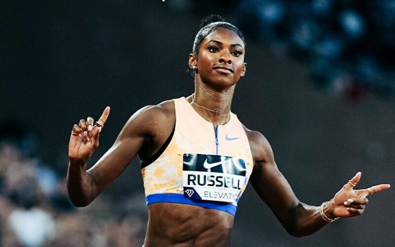 Masai Russell breaks Amusan’s World Record as Nigerian finishes second in Zurich