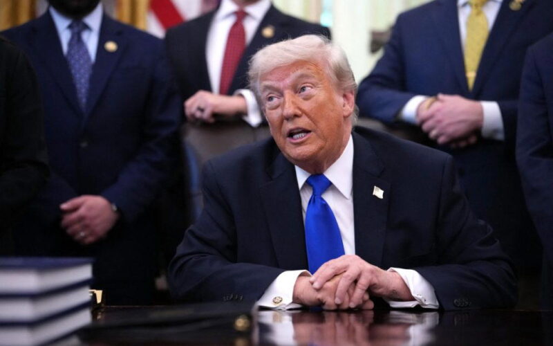 Trump says will demand conflict compensation from Iran