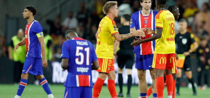 PSG beaten by Lens in French Champions’ Trophy