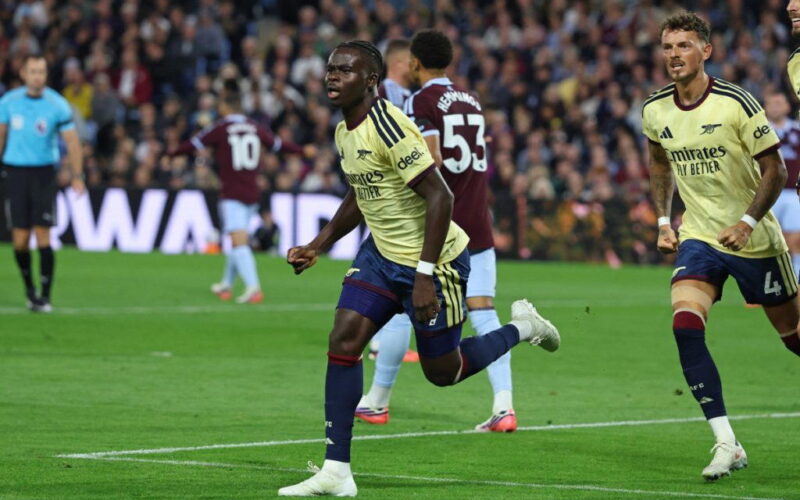 Saka’s goal condemns Villa to defeat as Arteta marks 250th EPL game
