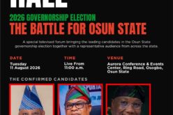 Osun 2026: ARISE News Hosts Governorship Town Hall Tuesday