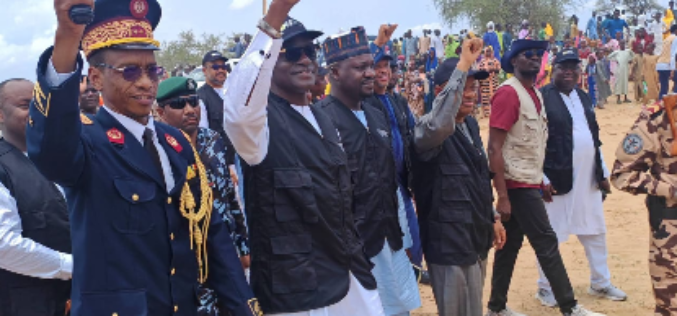 Buni visits Nigerian refugees in Kaya, Chad