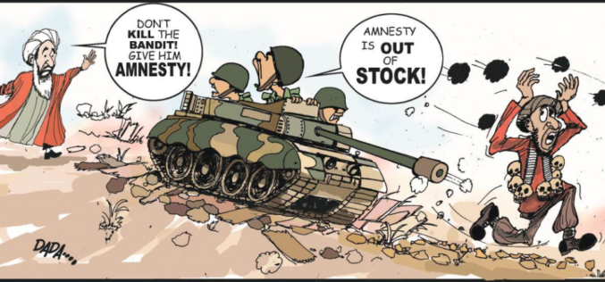 Cartoon: ‘Is amnesty the name of an animal, place or thing?’