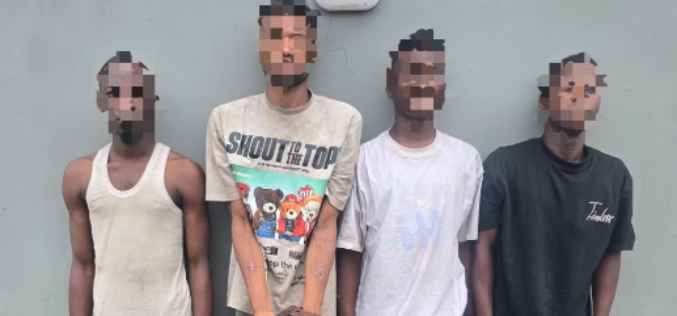 Police arrest four suspected cult members in Lagos