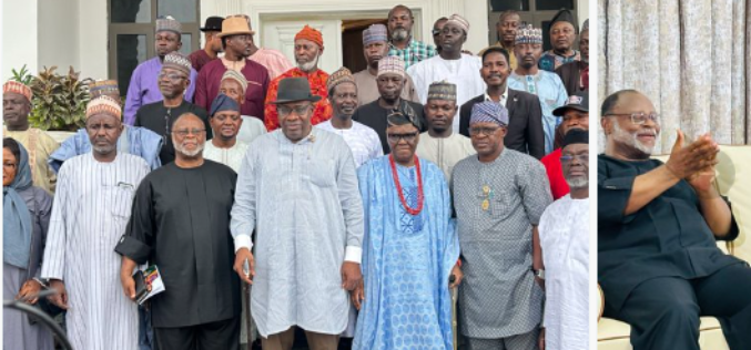 Dickson hosts old AD leaders, associates at Abuja reunion