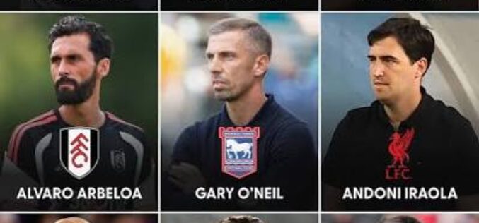 Full list: EPL to kick off with record 9 new coaches