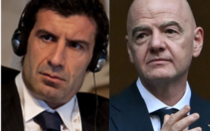 FIFA: ‘Too late to save your dignity’, Luis Figo asks Infantino to resign