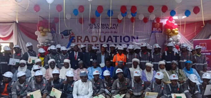 BUA cement empowers host communities, employs 52 graduates after intensive training