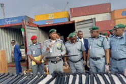 Customs intercepts pump-action rifles at Tin Can Port, suspect on the run
