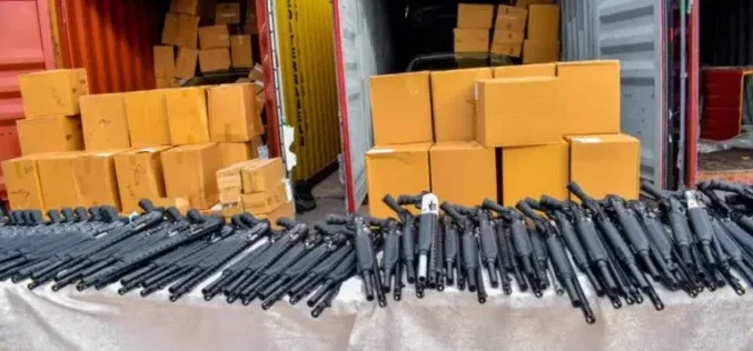NCS uncovers 399 rifles in Tin Can port shipment