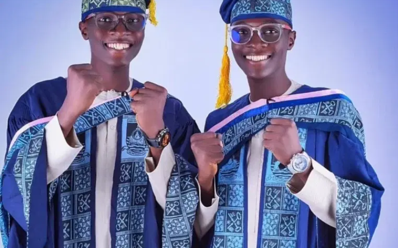 Lagos Island twins make history at LASU with first class, best graduating feats