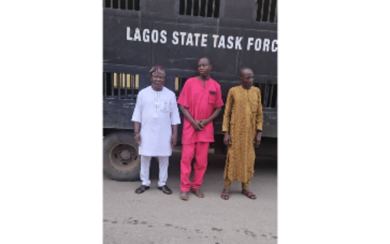 3 arrested removing brain-box from VIS van in Lagos